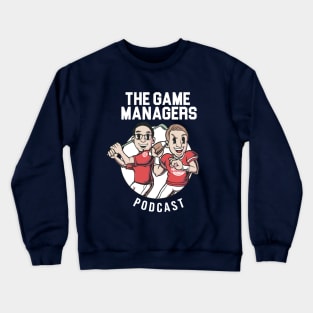 The Game Managers Podcast Cartoon Logo 1 Crewneck Sweatshirt